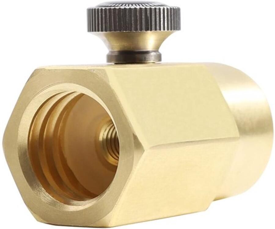 Allecto Co2 Cilinder Adapter Hoogwaardige Messing Eenvoudig te