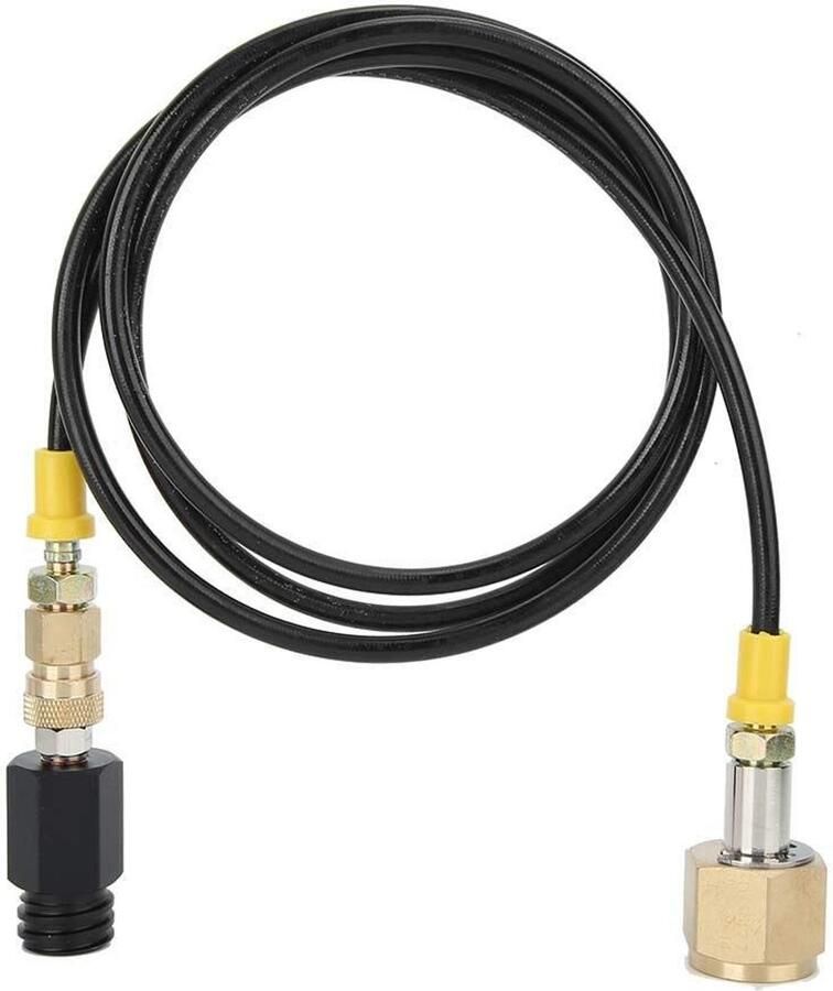 Allecto CO2 Tank Adapter Soda Slang Kit 1 5 m Hoge Druk Geschikt voor Thuiskantoor Zwart Geniet van Verfrissende Soda
