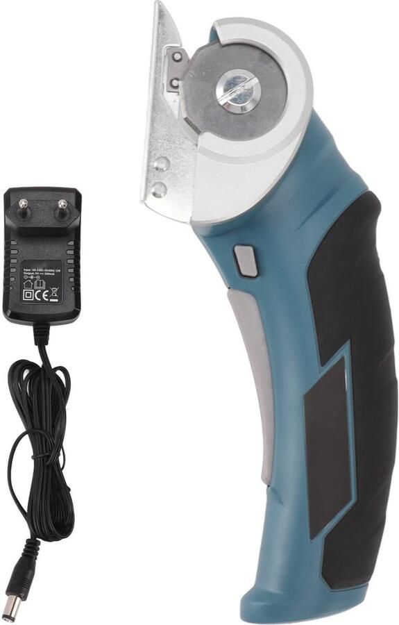 Fabater Allecto Draadloze elektrische schaar Krachtige mini snijder Staal mes Oplaadbare roterende snijder Stof tapijt karton leer Geschikt