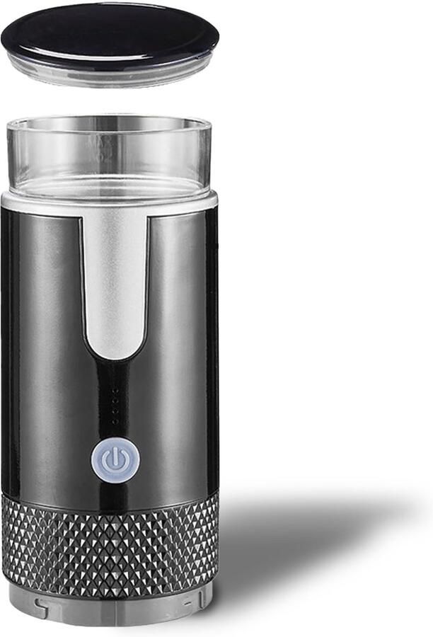 Allecto Draagbaar koffiezetapparaat Mini-handkoffiezetapparaat Draadloos en oplaadbaar Compact formaat Voor reizen en kamperen 1200 mAh