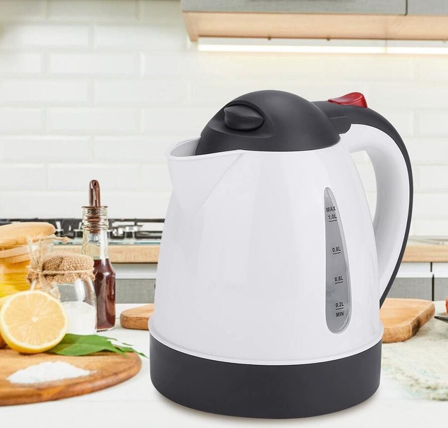 Allecto Draagbare Auto Waterkoker 1000ml Verwarmt Water en Koffie DC 24V Ideaal voor Reizen en Road Trips Geschikt voor Gezinnen en Baby's