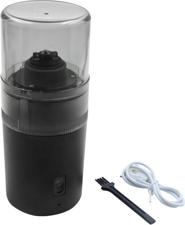 Allecto Elektrische Koffiemolen Keramische Kegelmaling Verstelbare Grofheid Thuis Koffiemalen Compact en Lichtgewicht Ideaal voor Koffi