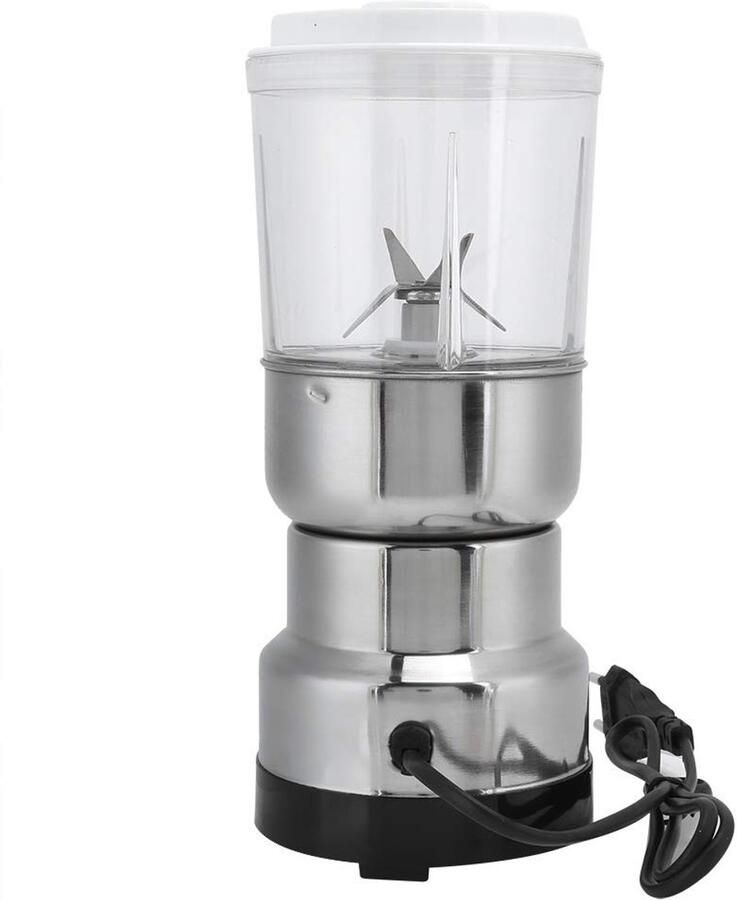 Allecto Elektrische Koffiemolen Roestvrij Staal Draagbare Koffiemolen Kruidenmolen Multifunctioneel Geschikt voor Koffiebonen en Kruiden