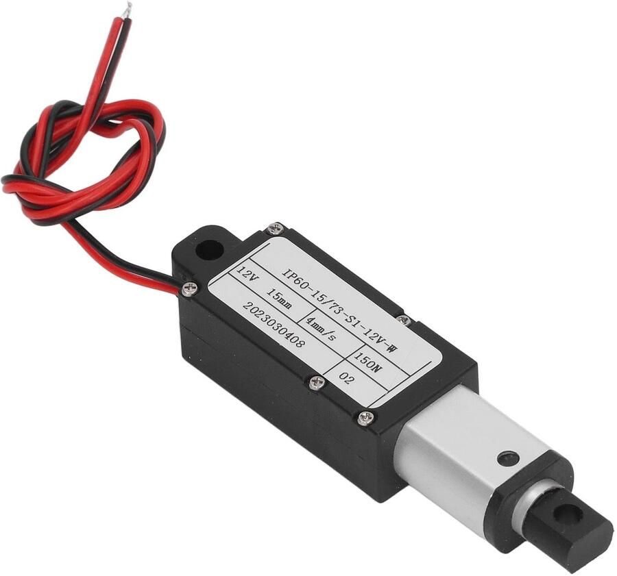 ONF3 Elektrische micro-lineaire aandrijving 150 N Snel en compact 12 V DC Mini-bewegingsaandrijving Geschikt voor toepassing