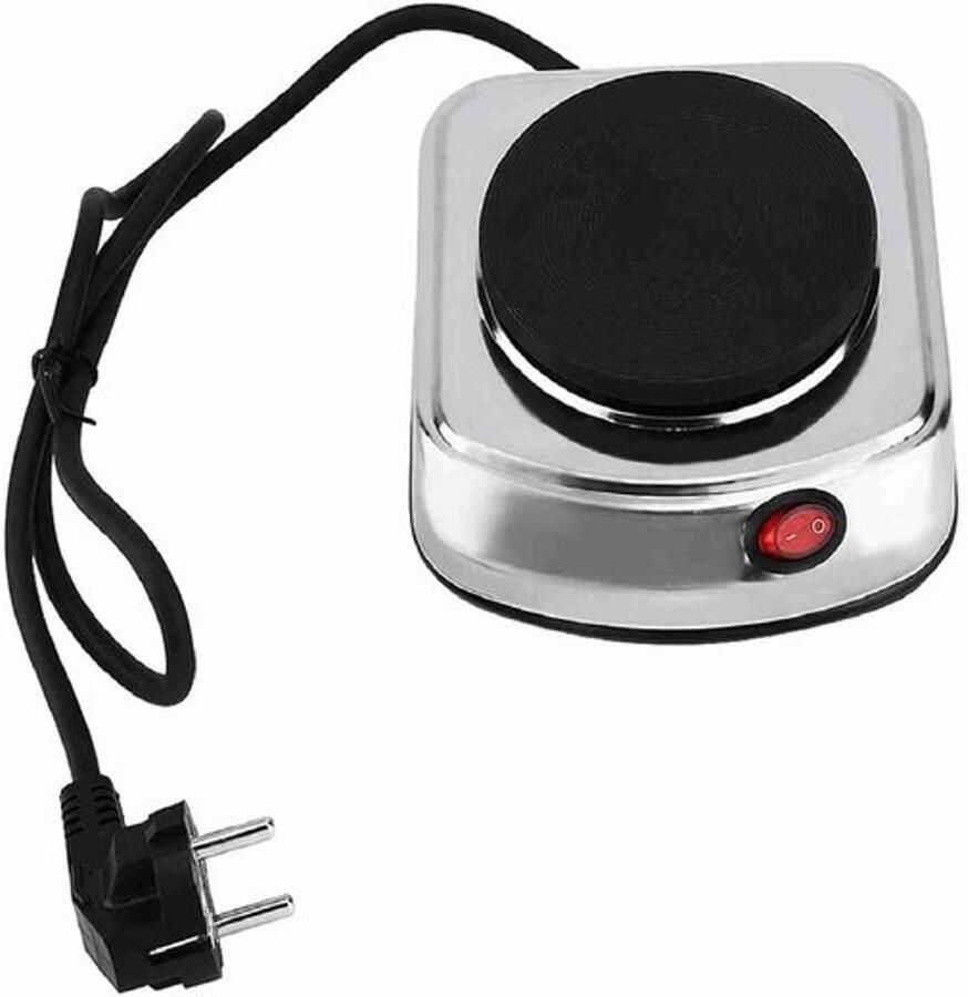 Allecto Elektrische Mini-kachelbrander Draagbaar Fornuis Snelle Verwarming Compact Formaat Inductiekookplaat Perfect Voor Koffie Koken