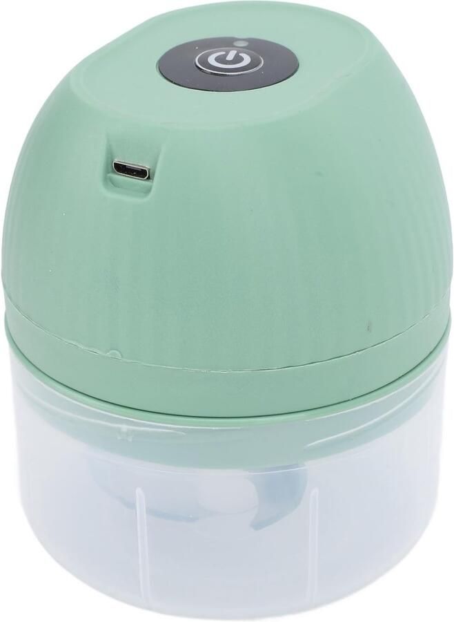 Allecto Elektrische Mini-knoflookhakmolen Draagbare Groentehakmolen Compact en Draadloos Licht Groen Food Chopper voor Groenten Geschik