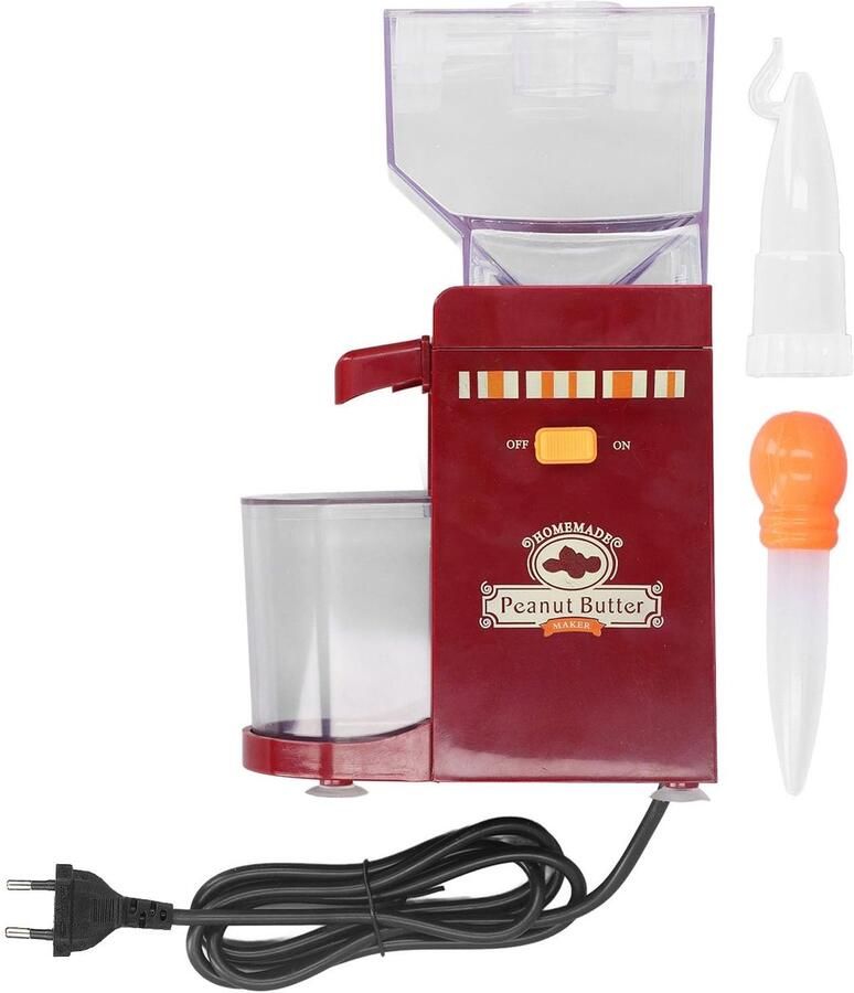Store_9 Elektrische Pindakaasmaker Notenboter maken Antislip Siliconenbasis 220V Graan malen Koffiebonen malen Geschikt voor noten en