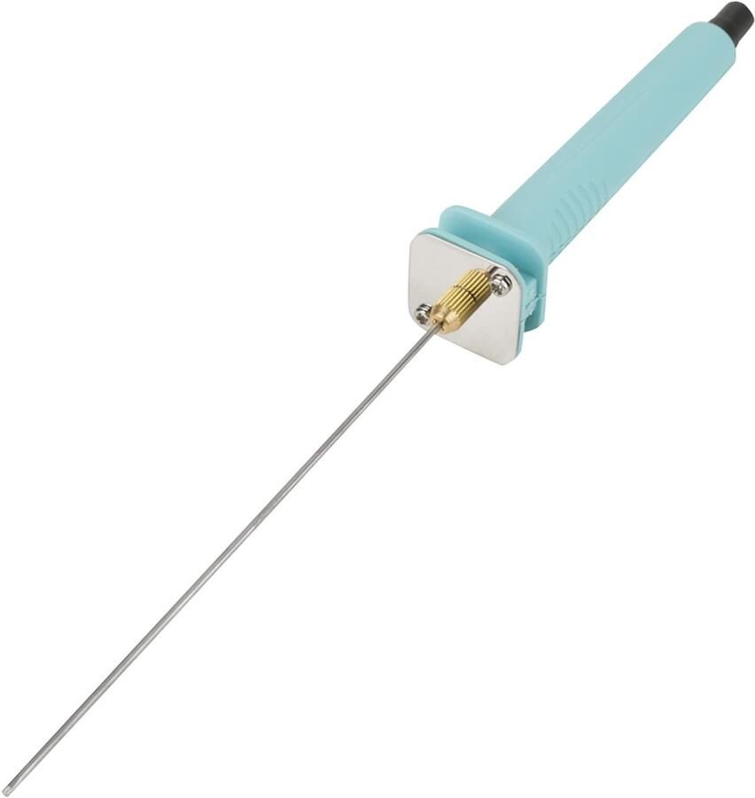 Allecto Elektrische schuimsnijder Snijgereedschap Snel opwarmend Turkoois Polystyreen-snijden Voor hobbyisten 15 cm model