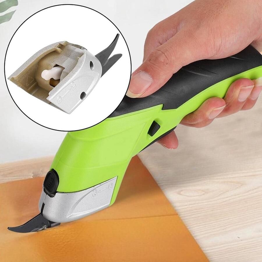 Allecto Elektrische Stoffenschaar Volledig Automatisch Voor Textielbewerking Kunststof Handvat Industriële Toepassingen Geschikt voor T