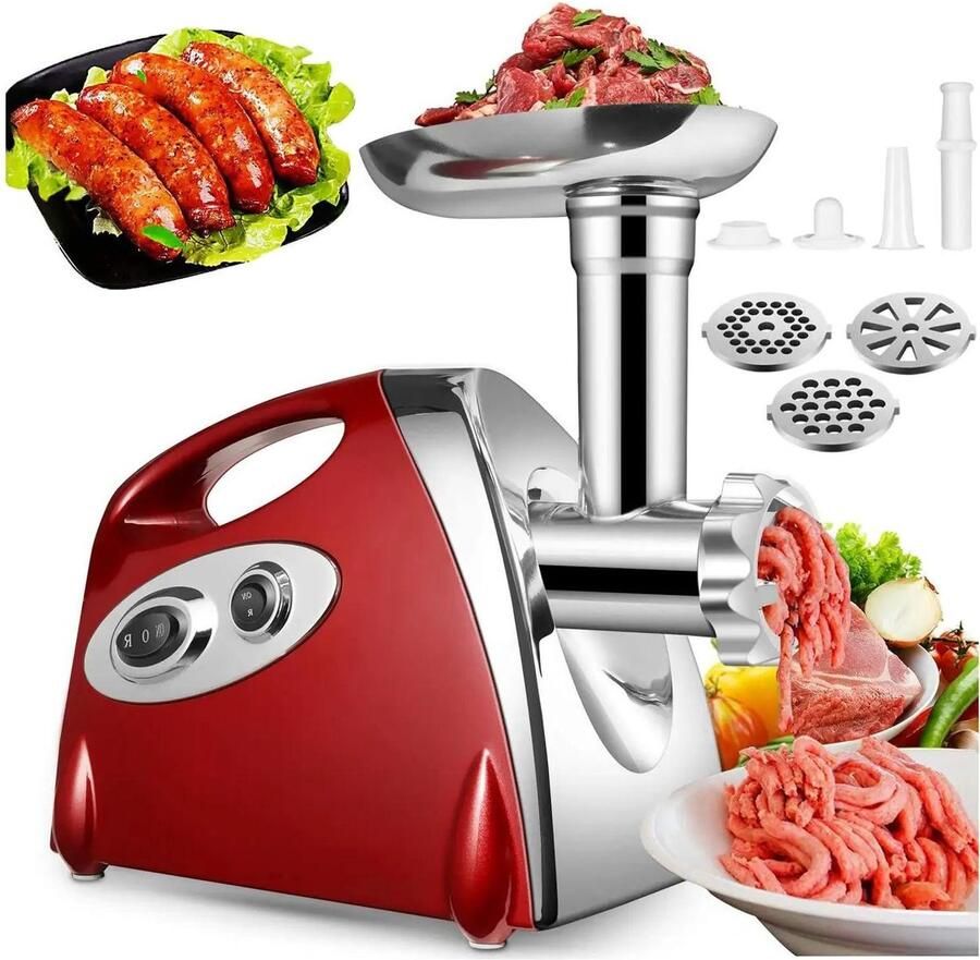 Allecto Elektrische vleesmolen Roestvrij staal Voedsel crusher Multifunctionele groentesnijder Baby keukenmachine Geschikt voor keuken Groen model en meer AliExpress 6