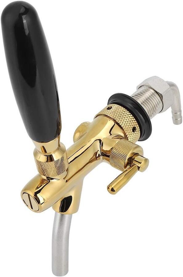 Allecto G5 Biertap Dispenser Messing Biervat Kraan Stijlvol en Hygiënisch Geschikt voor Thuis en Bars Kwaliteit en Gebruiksgemak