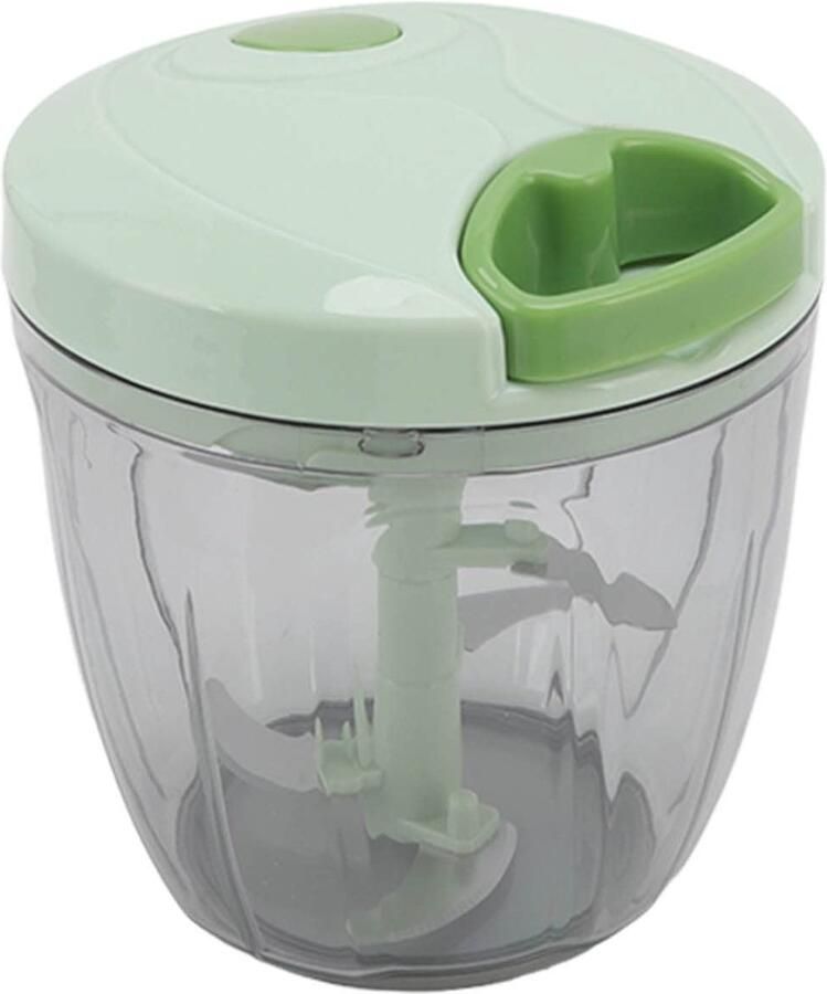 Allecto Handmatige Vleesmolen Groentenhakker Multifunctioneel Multi Knoflookmolen Ideaal voor Keuken Handbediend