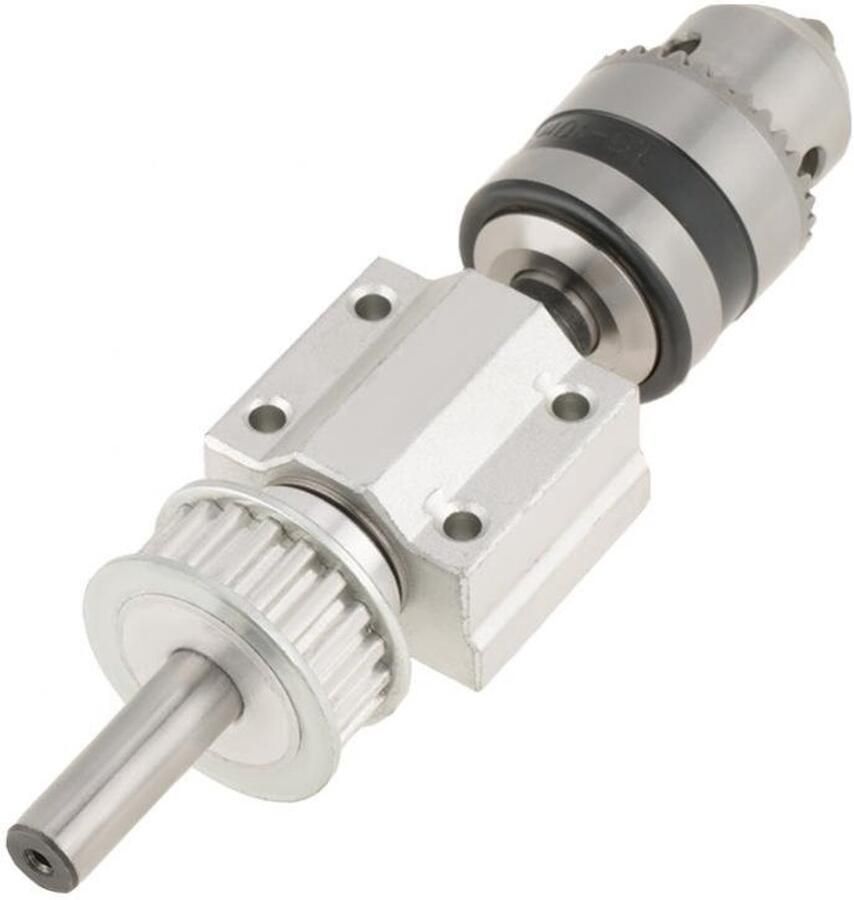 Shopcentral High Precision Drill Spindle Non-Driven Spindle Duurzaam Zilver DIY Drill Geschikt voor Tafelzaag en Grinder - Foto 1