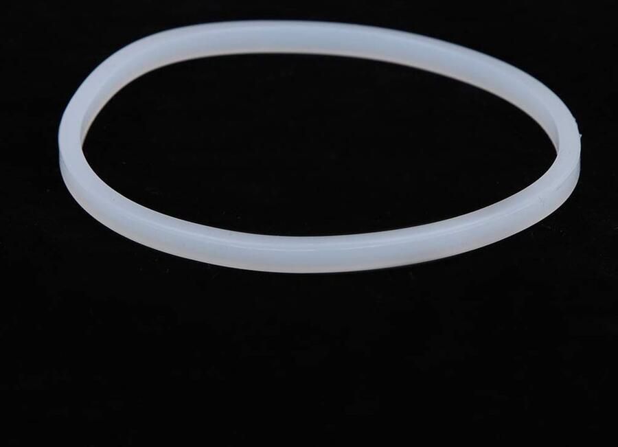 Allecto Juicer Sealing Ring Set 2 Stuks Rubber O-Ringen Wit Geschikt voor 600W Juicer Duurzaam en flexibel Hoge kwaliteit rubber