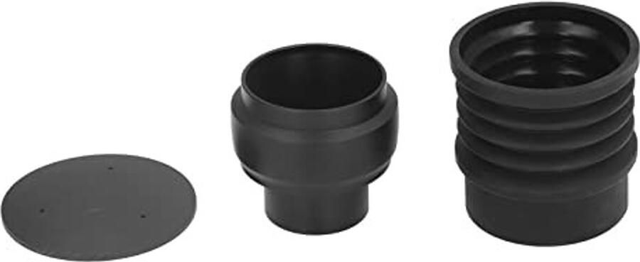 Allecto Koffiemolen Single Dose Bonen Bak Aluminium Zwart Slijpen 356 gram Geschikt voor S-Manuale 64 en V-Titan 64 Handig en efficiënt