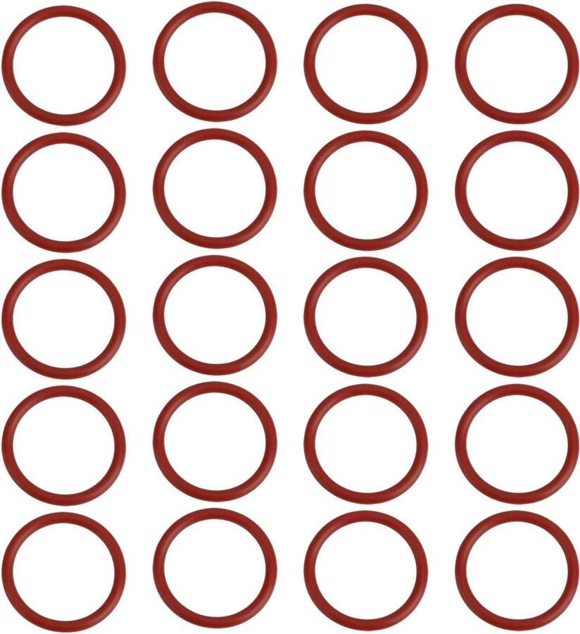 Allecto- Koffiezetapparaat Brouwen 20 stuks O-Ring Groep DeLonghi ECAM Esam ETAM Compatibel met Zwart Model 5332149100 Accessoire
