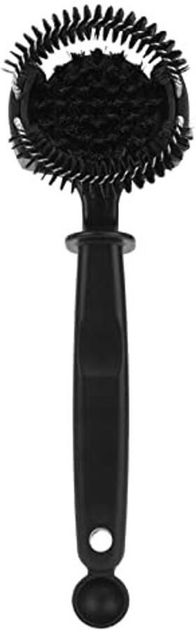 Allecto Koffiezetter Wasborstel Inclusief Lepel Set Zwart Voor Espresso Machine Groep Cup 58mm Ideaal voor Onderhoud en Reiniging Ges
