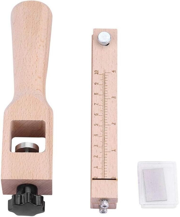 Store_8 Leather Strap Cutter Professionele Houten Leren Snijder Verstelbaar van 0 tot 10cm DIY Gereedschap Handmatig en Duurzaam Geschi
