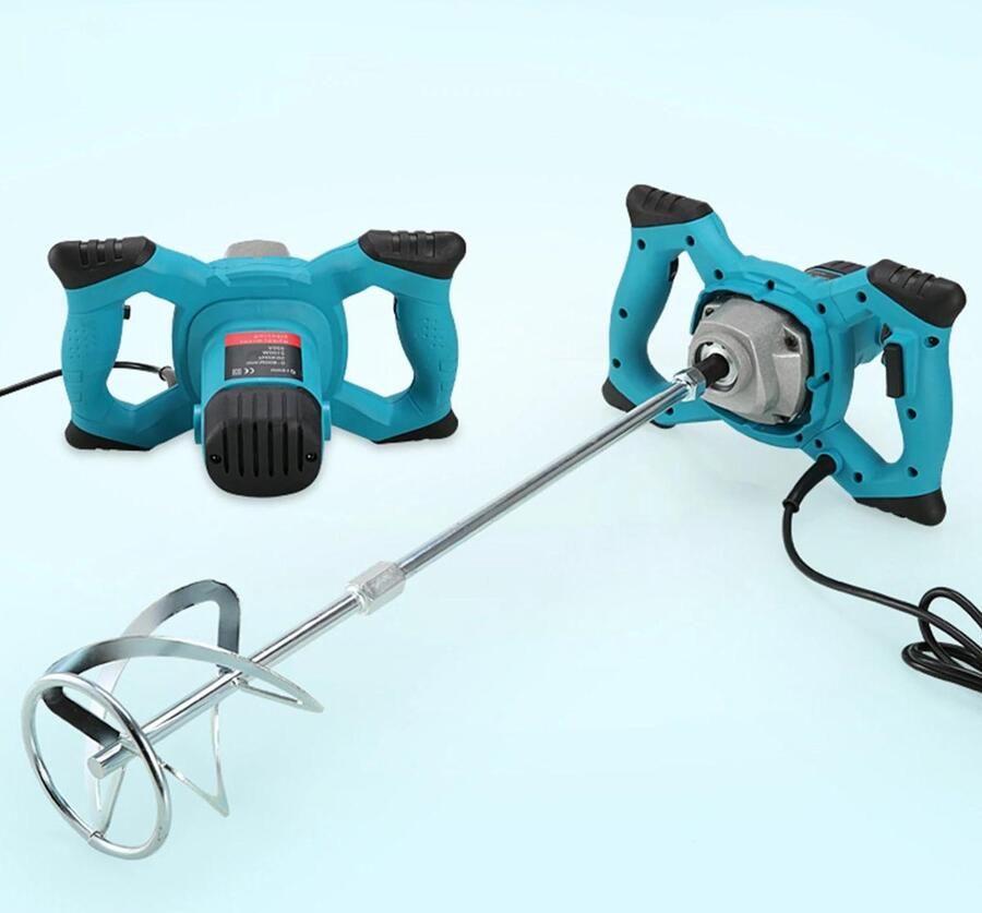 Allecto Mengmachine Elektrische mixer Krachtig en efficiënt Zwart Betonmixer Poedermixen Geschikt voor hobbyisten Robuust model Vierdimensionale warmteafvoer Bol.com