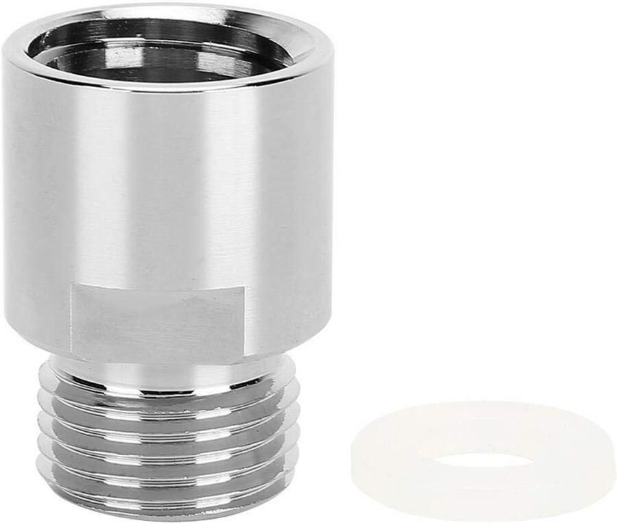 Allecto Metalen CO2 Soda Cilinder Adapter Conversiekit TR21-4 naar CGA320 Roestvrij staal CO2-cilinderadapter Geschikt voor Soda-Club