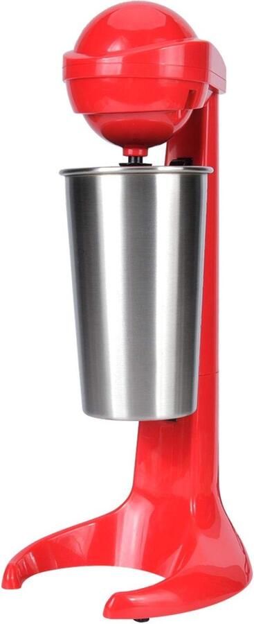 Gaeirt Allecto Milkshake machine Elektrische drankmixer Dubbele kop Retro stijl Frappe mixer Voor bar gebruik Cocktail menger Zilvergrijs