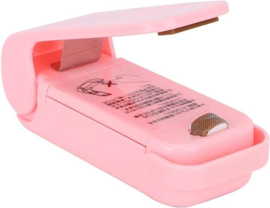 Allecto Mini Portable Vacuum Sealer Handheld Food Sealer Houdt voedsel vers Compact en gebruiksvriendelijk Ideaal voor snacks Geschikt