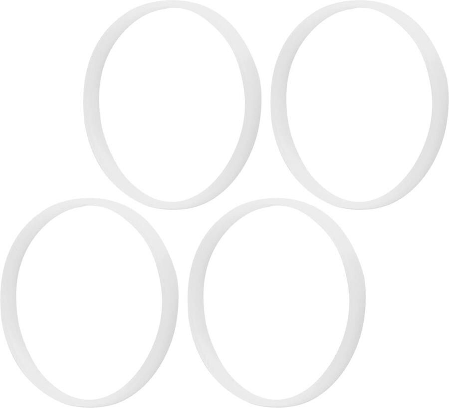 Allecto O Ring Pakking Vervangingsset voor juicer Wit rubber Afdichting voor sapcentrifuge Geschikt voor modellen