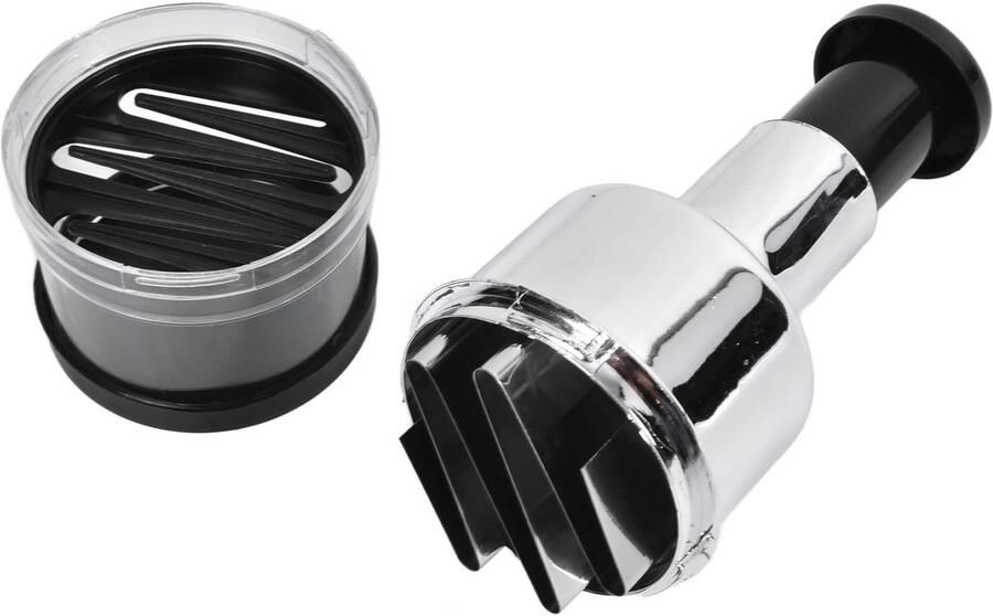 Allecto Onion Chopper Handmatige Hakmolen Duurzaam en Efficiënt Zilver Multifunctioneel Geschikt voor Uien en Groenten TOPINCN65upd4zg1c