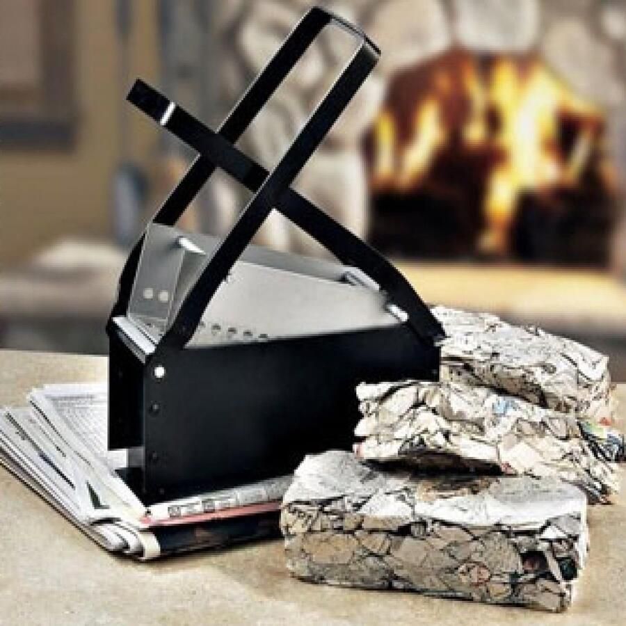 Allecto Paper Log Briquette Maker Papierbrikettenmaker Duurzaam en efficiënt 25 6 x 12 6 x 8 2 cm Geschikt voor kachelbrandstof Ideaal