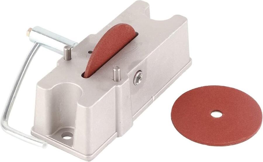 Allecto Piston Ring Filer Piston Grinder Handmatig Aluminium en RVS Motor Duurzaam Zilver Cilindercompressie Universeel Model - Foto 1