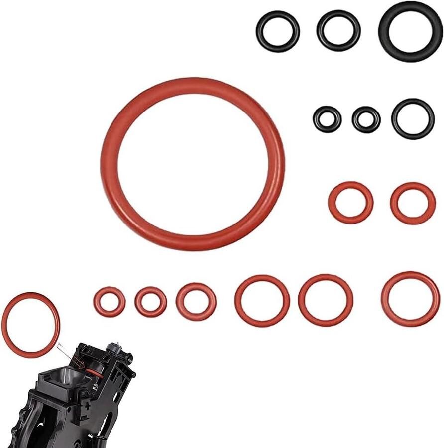 Allecto Plus 15 Stuks Afdichtingsringen voor Koffiemachine Compatibel met Saeco Gaggia Spidem Geschikt voor Philips Saeco Gaggia Ondersteunt Ventiel voor Afvoerklep