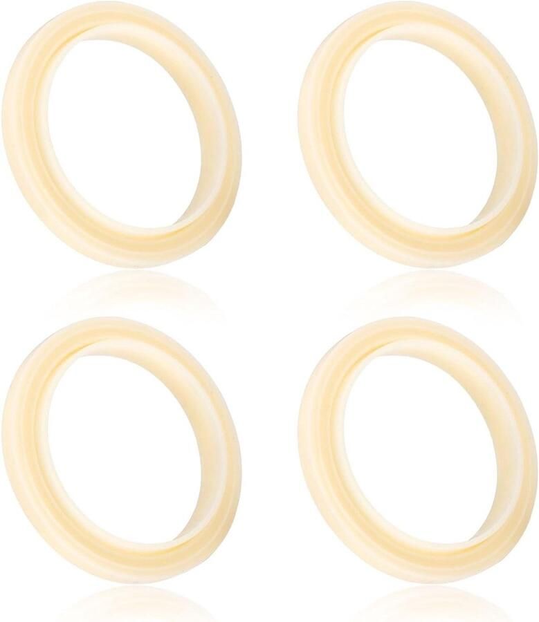 Allecto Plus 4-delige set Siliconen Stoomringen voor Espressomachine Vervanging voor Gasket Geschikt voor modellen