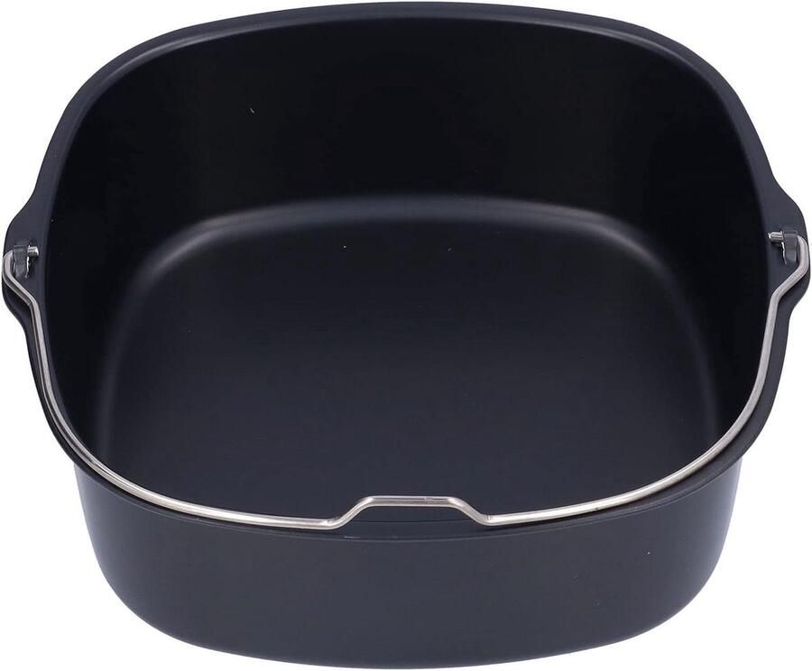 Allecto Plus Accessoires voor Airfryer: Pizza Pan en Cake Vat Vaatwasmachinebestendig Frietjes en Uienringen 22cm Voor HD9925 HD9860 HD9905 Bakken in de Airfryer