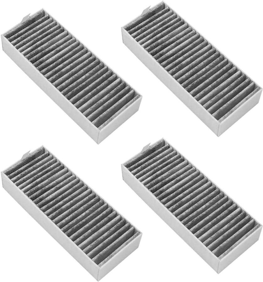 Allecto Afzuigkap motorkapfilter Koolstoffilter Bosch HEZ9VRCR0 Neff Z821VR0 Gaggenau CA282111 Constructa CZ9VRCR0 Geschikt voor 4 stuks 192 x 75 x 35 mm