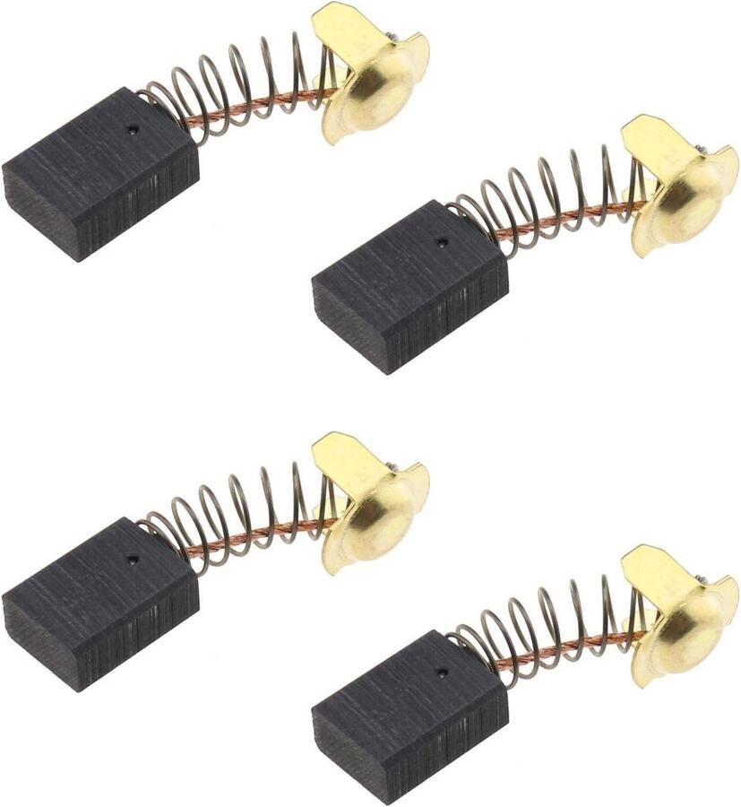 Allecto Plus Auto Stop Roerder Koolborstels 2 Pairs Vervanging Deel Cement Mixer Accessoires Geschikt voor UniMix 6x11x15mm