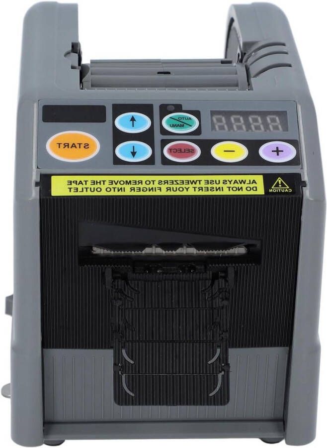 Allecto plus Automatische Elektrische Tape-dispenser voor Kantoor en Thuis Grijs 6 tot 60 mm Breed 999 mm Lange Verzending Cadeauverpakking