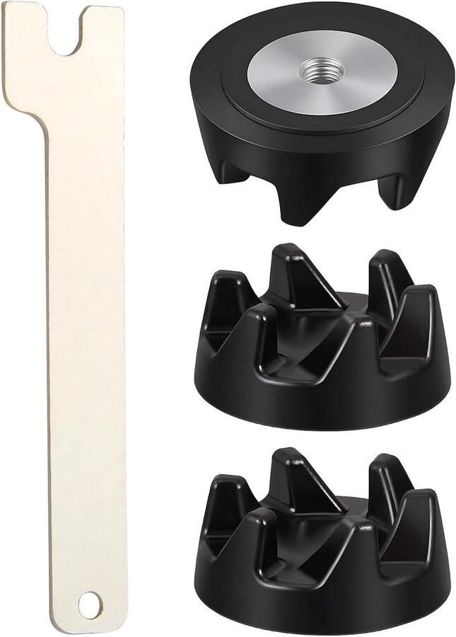 Allecto Plus Blender Koppelingen Vervangende Onderdelen Compatibel met Keukenmachine Koffiemachine Blendermes Rubber Koppeling Verwijderingstool Set van 3 Stuks