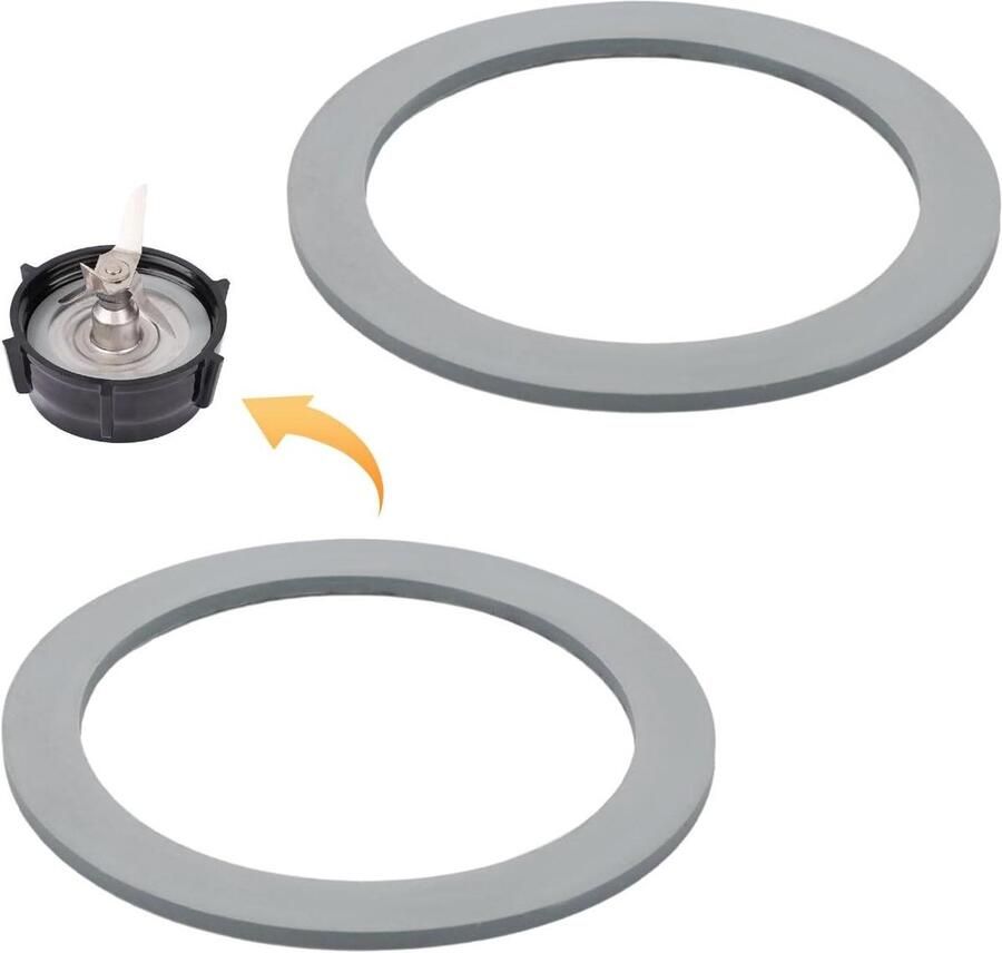 Allecto Plus Blender Pakking voor Oster Blender Accessoire Rubbere O-Ring Grijs Vervanging Afdichting Onderdelen Compatibel met Osterizerkompatibel met Osterizer