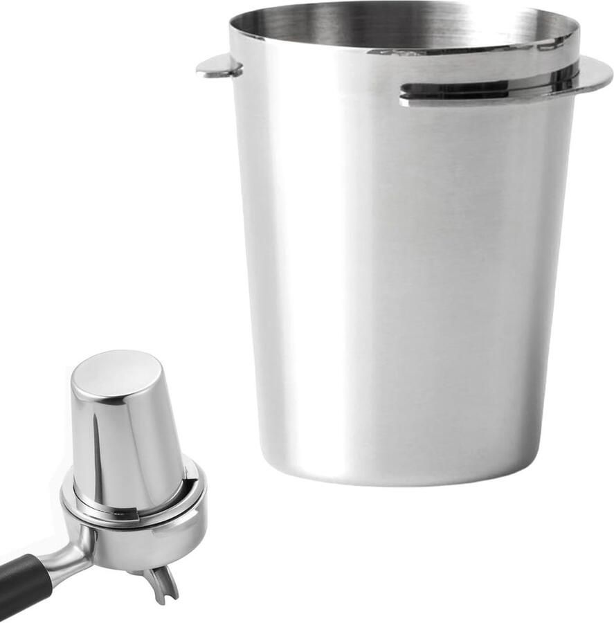 Allecto Plus Doseerbeker Espresso Koffieaccessoires voor Barista Roestvrijstalen Koffiedosseerbeker 54mm Barista Portafilter Accessoires voor Thuis Café