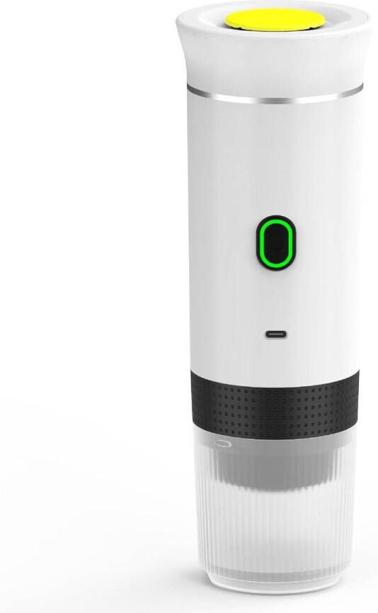 Allecto Plus Draadloos camping koffiezetapparaat voor thuis en op reis met capsules en poeder