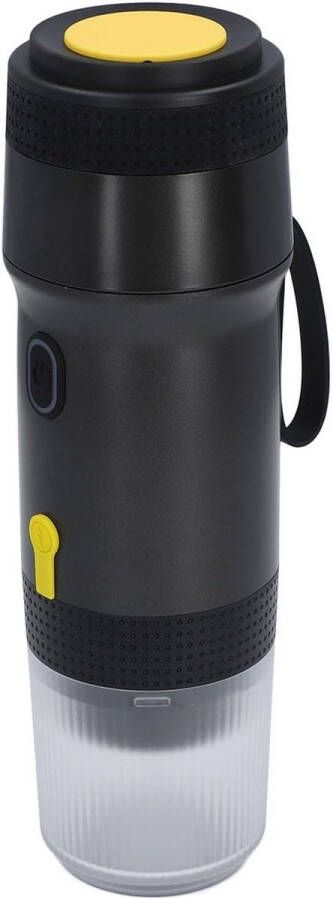 Allecto plus Draagbaar 3-in-1 Elektrisch Koffiezetapparaat met Verwarming en Automatische Capsule voor Kamperen en Wandelen