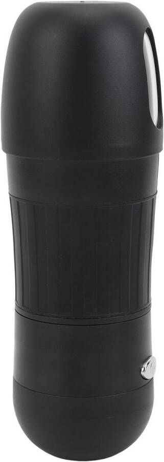 Allecto plus Draagbare koffiemachine voor gemalen koffie Reiskoffiemachine op batterijen Kampeer- en wandelkoffiemaker Compatibel met capsules Eenvoudig in gebruik