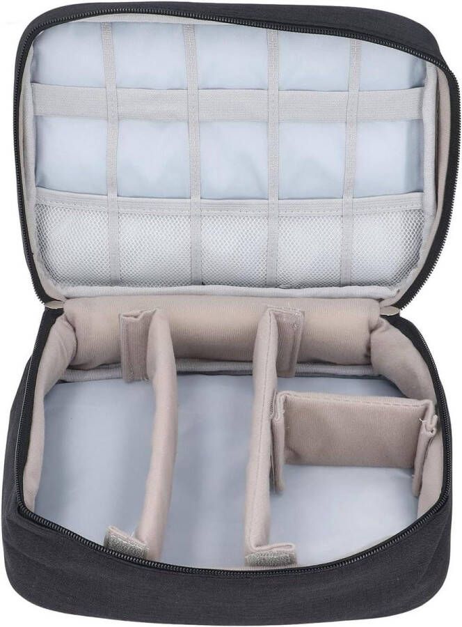 Allecto Plus Draagbare Koffiezetapparaat Opbergtas voor Buiten + Spons Multifunctionele Reisopbergtas Zwart- Ideaal voor Kamperen & Reizen