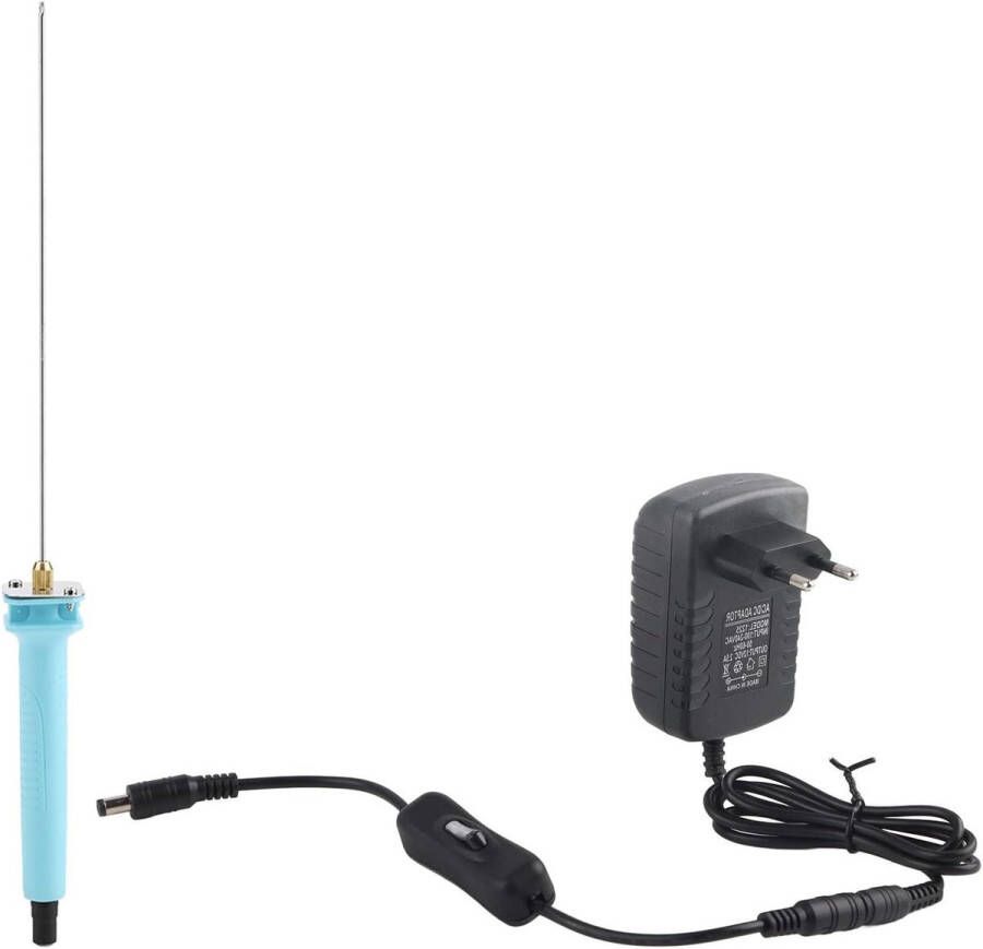 Allecto Plus Elektrische Hete Snijder 30 W 25 cm Warm Gesneden voor Polystyreenschuim met Graveerstift