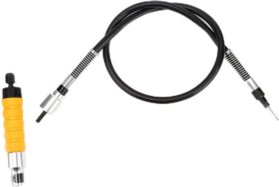 Allecto plus Elektrische Houtbewerkingsbeitelset Efficiënt Houtbewerken Gele Handgreep Inclusief 5 Messen Roestvrij Staal Rubber Geschikt Voor Machines Tot 12.000 RPM