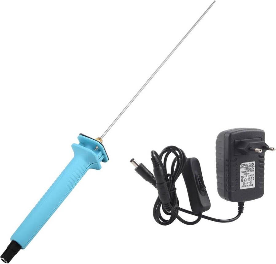 Allecto Plus Elektrische Schuimsnijder 20 cm Snijmachine Pen Kit Ergonomisch Ontwerp Hete Draadschaar Piepschuim Snijpen Warmte Snijden Graveerpen EU-stekker 24 W