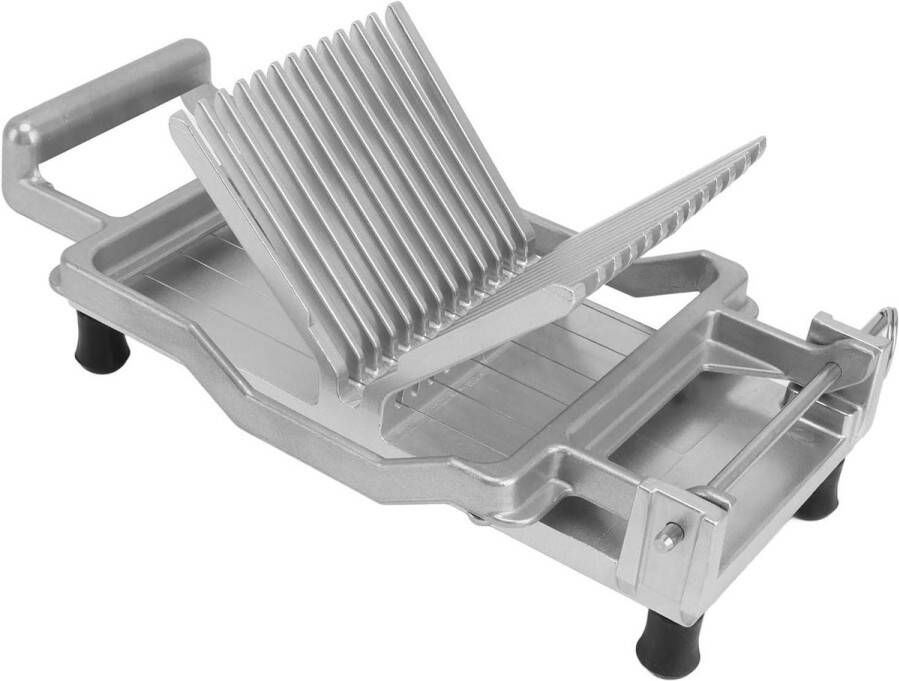 Allecto Plus Handmatige Kaassnijder voor Brood en Kaas Roestvrijstalen Snijder met Antislip Basis voor Lunch Draagbare Snijder voor Toast en Fruit 20mm Snijdikte