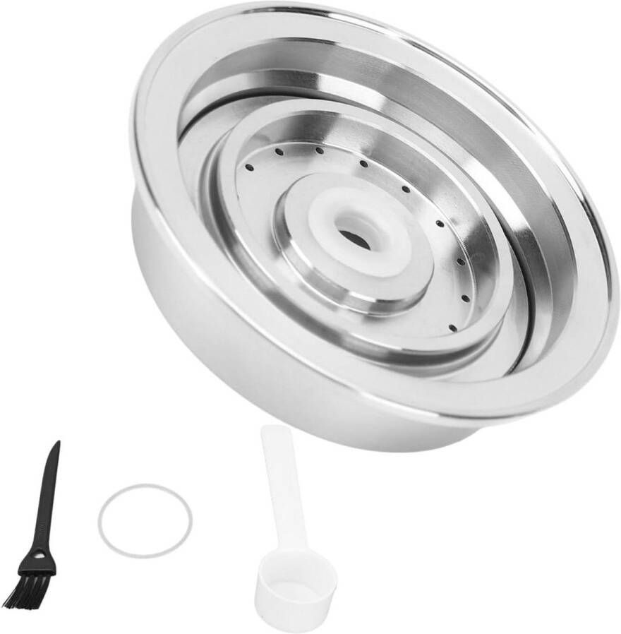 Allecto plus Herbruikbare Koffiecapsule-adapter Roestvrij Staal Handig in Gebruik Converter voor Koffiezetapparaat