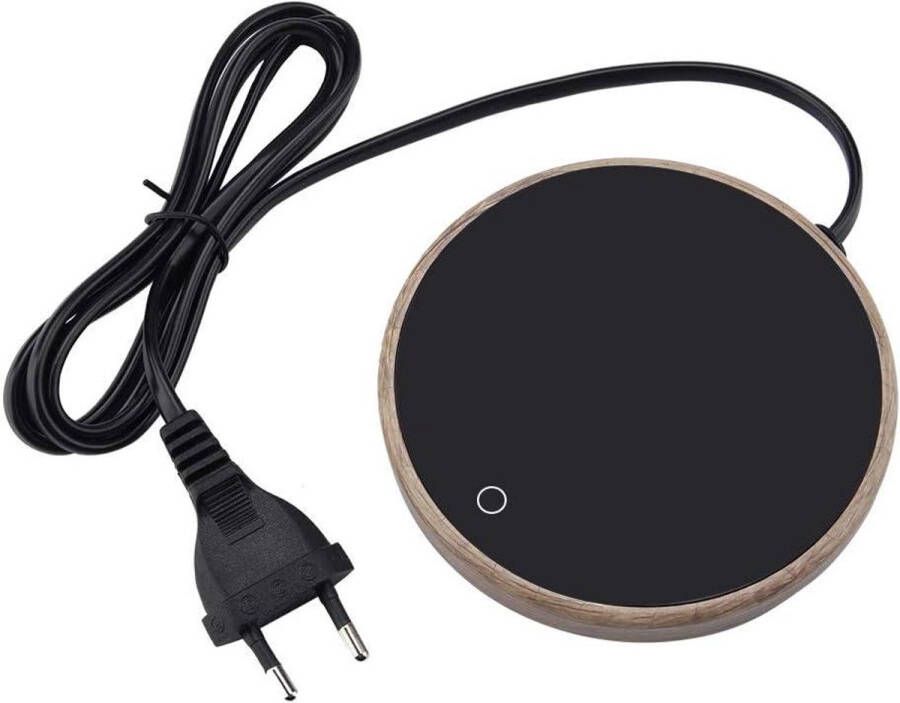 Allecto Plus Houten korrel elektrische koffiemok-warmer voor kantoor Thee kopjesverwarming met kussen Hoofdgebruik