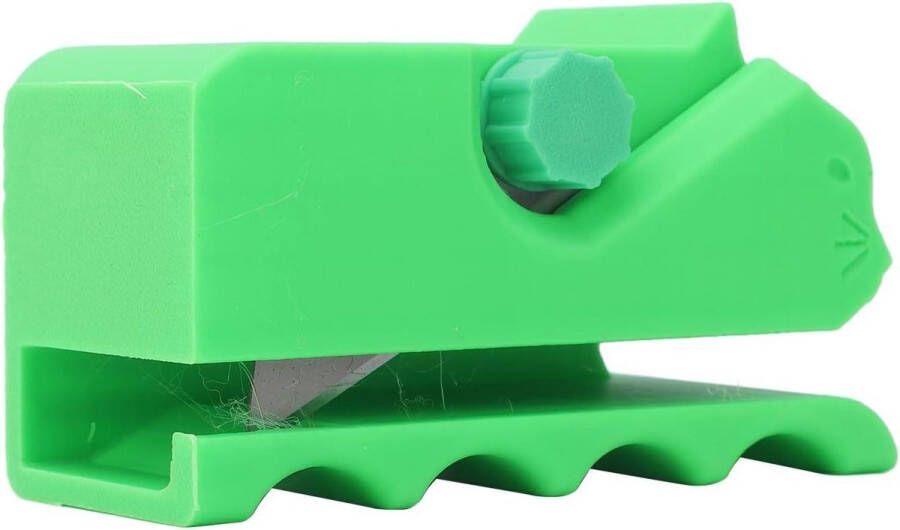 Allecto Plus Kartonnen Snijder voor Doe-het-zelf Kattenkrabbord Stripgereedschap 3D-geprinte Kittenvorm Handheld Snijmachine Recycle Gereedschap Groen